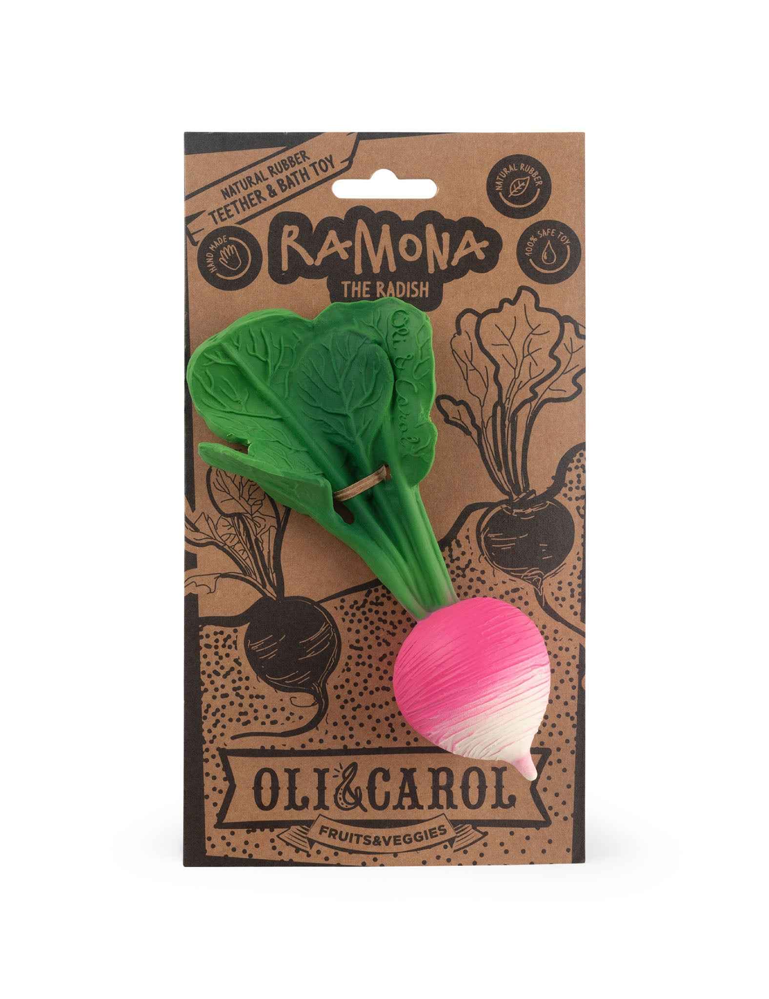 Oli & Carol - Mordedor Borracha Natural - Ramona o Rabanete