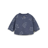 Play Up - Camisola Azul em Algodão Orgânico Estampada