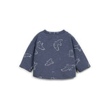 Play Up - Camisola Azul em Algodão Orgânico Estampada