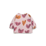 Play Up - Camisola algodão orgânico Estampado de Corações