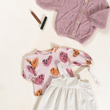 Play Up - Camisola algodão orgânico Estampado de Corações