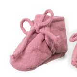 Sapato de tecido rosa bebé, com atacadores e laço, Play up